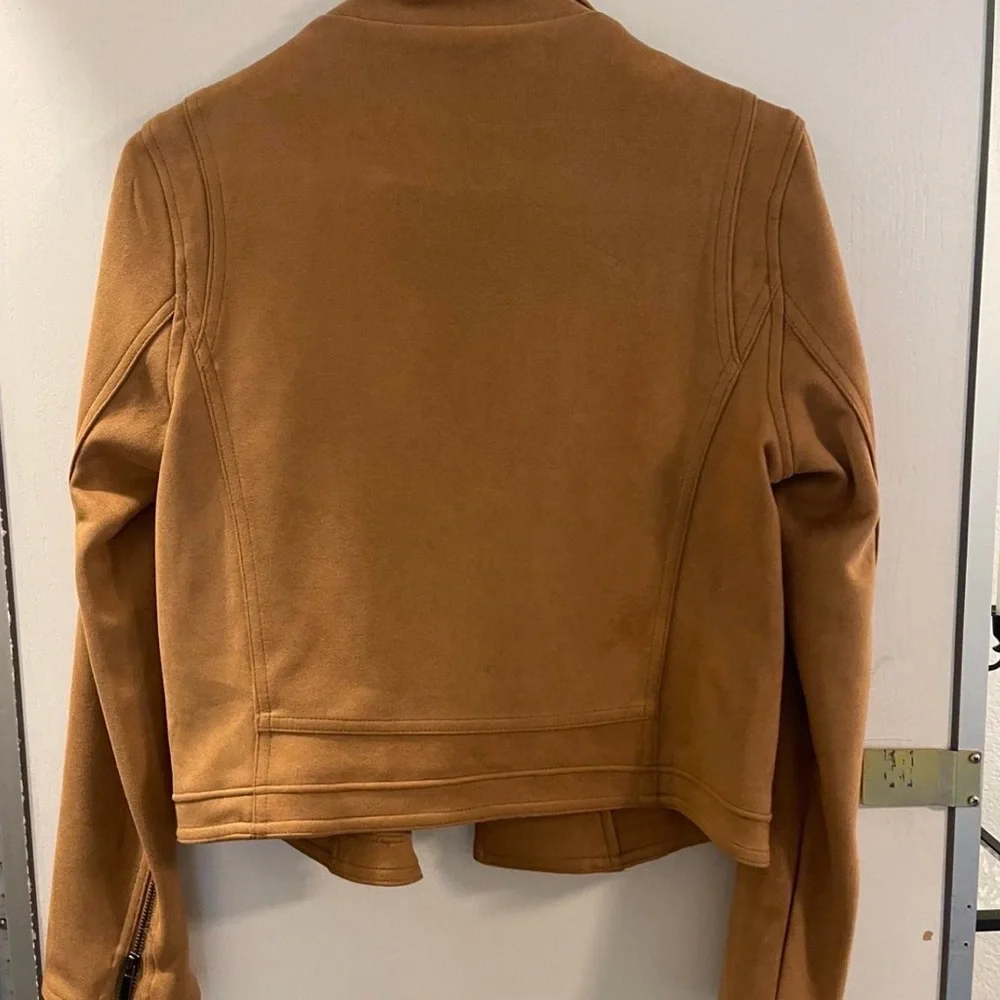 Shinestar Tan Suede Jacket - Picture 2 of 3